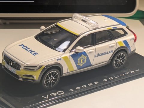 🇮🇸 Icelandic Emergency Services Decal for Volvo V90 Models