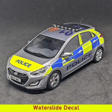 🇬🇧 Emergency Services Decal for Hyundai i30 (2nd Gen) Models